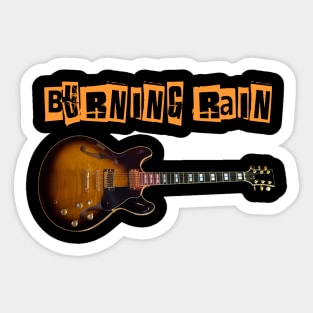 BURNING RAIN BAND Sticker